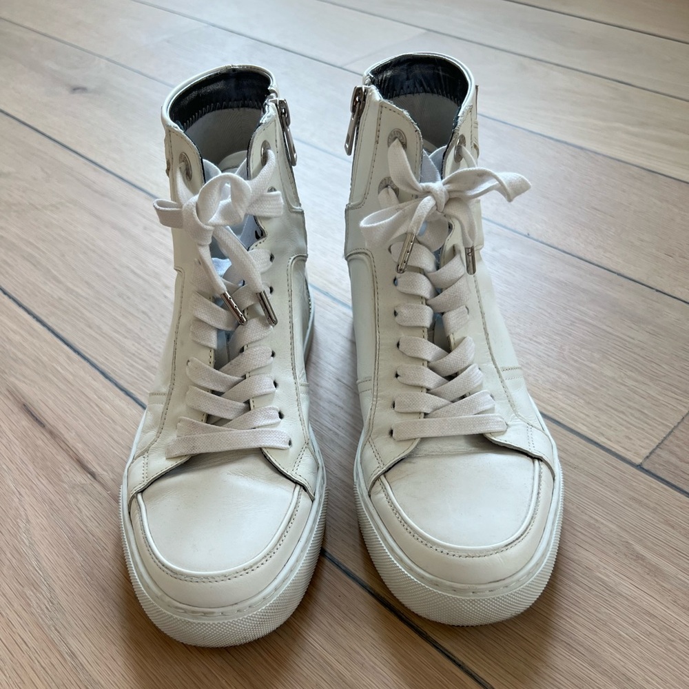 Zadig & Voltaire high top sneakers in size 9